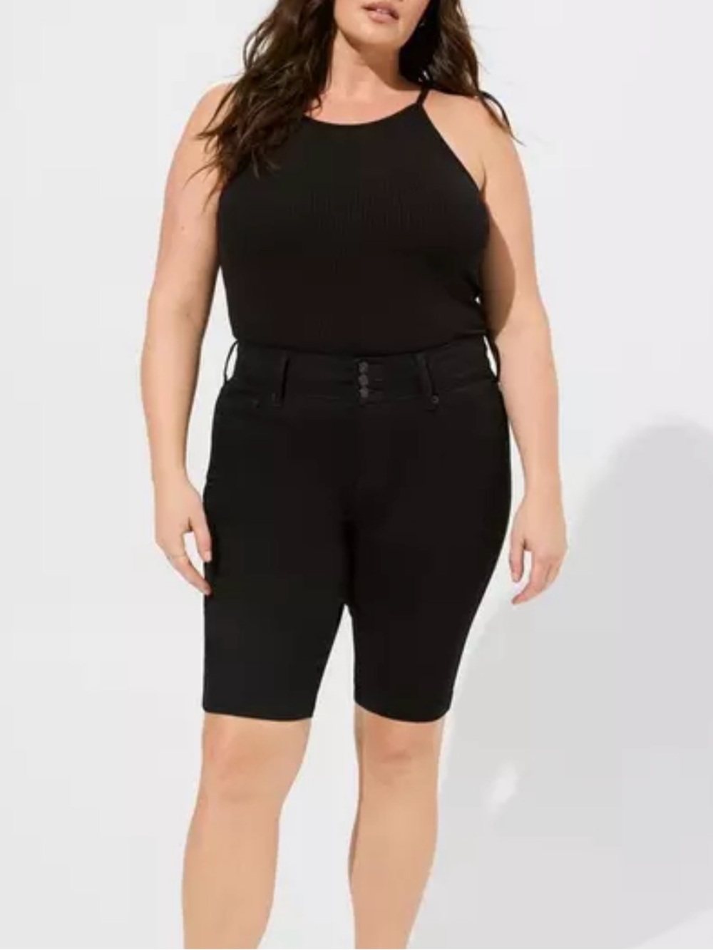 Torrid Jegging Bermuda Super Soft High Rise Short